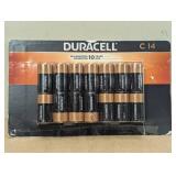Duracell Alkaline C Batteries | Long Lasting Power CopperTop All Purpose C Battery For Household And Business - 14 Count