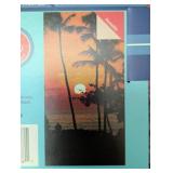 Pair of Premium Microfiber Beach Towels- 35 x70 - Compact, Lightweight, Quick Dry, Extra Absorbent - Sunset