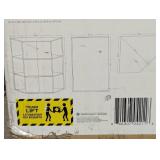 Corner Cube Bookshelf White - Room Essentials™: 3 Shelves, 9 Compartments, Bookcase & Toy Storage, 11" Cube System Compatible