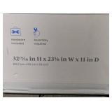 Pivot Open Shoe Cabinet White - Brightroom™: Shoe Organizer, Holds 12 Pairs