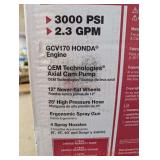 Troy-Bilt 3000 psi 2.3 GPM Gas Pressure Washer with HONDA Engine - NEW