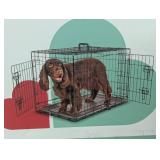 Wire Collapsible Dog Crate - Black - Boots & Barkley™ - Medium