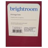 Set of 12 - Brightroom Storage Totes - 18 Gallon with Lids - Red