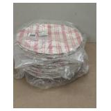 20 pack - Melamine 10.5" Plaid Plates - Picnic Season