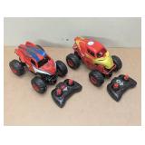 Spiderman & Iron Man Monster Jam Remote Control Cars - 1:24 Scale Cars