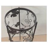 25" High by 8" Wide Metal Decor Plant Stand