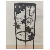 25" High by 8" Wide Metal Decor Plant Stand