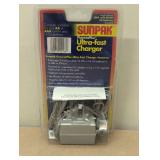 SunPak Ultra fast Charging -for AA & AAA - Includes 4 AA Batteries