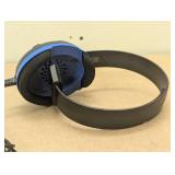 Turtle Beach Recon Chat PlayStation Headset – PS5, PS4, Xbox Series X, Xbox Series S, Xbox One, Mobile & PC with 3.5mm – Glasses Friendly, High-Sensitivity Mic, Black/Blue