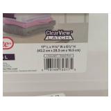 Set of 10 Mini Storage Bins - 4 Medium and 6 Small - No Lids