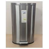45L D Shape Step Trash Can - Brightroom™: Stainless Steel, 13 Gallon