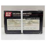 Grip Rite 3-1/4" x .131", 30 Degree Paper Tape Offset Round Head Nails, Bright, Smooth Shank, (4,000/Carton)