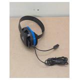 Turtle Beach Recon Chat PlayStation Headset – PS5, PS4, Xbox Series X, Xbox Series S, Xbox One, Mobile & PC with 3.5mm – Glasses Friendly, High-Sensitivity Mic, Black/Blue