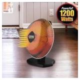 HANDY HEATER 1200-Watt Electric Ceramic Parabolic Space Heater