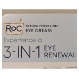 RoC Line Smoothing Eye Cream, 0.6 Fluid Ounce (Pack of 3)