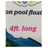 BigMouth Inc X Original Squishmallows Wanda The Watermelon Pool Float 4 Ft Long