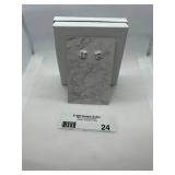 Pair of Sparkling Cubic Zirconia Stud Earrings