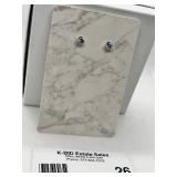 Pair of Elegant Gemstone Earrings