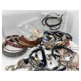 Assorted Lot of Fashion Jewelry Bracelets and Necklaces