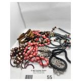Assorted Costume Jewelry Bead and Chain Necklaces Collection
