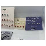 Assortment of Stud and Hoop Earrings - 20 Pairs Total