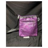Yesir Ladies Fashion Purple Double Gun Crossbody Bag