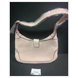 Marilyn Monroe Pink Shoulder Handbag with Logo Charm