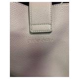 Gretchen Christine Faux Leather Handbag with Snake Print Strap