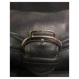 Cole Haan Leather Handbag with Double Zipper and Strap