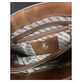 DKNY Monogram Tote Bag with Orange Trim