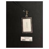 Coach Signature PVC Lanyard ID Holder