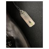 Rosetti GO Black Leather Handbag with Quilted Front Pocket