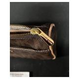 Michael Kors Monogram Brown Zip Wallet