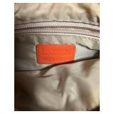 Lauren Ralph Lauren Orange Leather Wristlet