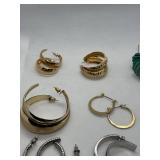 Lot of Assorted Fashion Jewelry Earrings