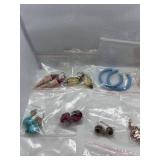 Collection of 10 Pairs of Assorted Fashion Earrings