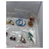 Collection of 10 Pairs of Assorted Fashion Earrings