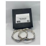 Pair of Bracelets with Blue Gemstones