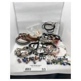 Assorted Lot of Fashion Jewelry Bracelets and Necklaces