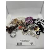 Mixed Lot of Fashion Jewelry Necklaces and Bracelets