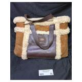 UGG Shearling & Leather Handbag