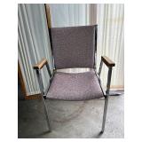 Stack of 7 Vintage Mid-Century Modern Accent Office Chairs by Flair Designs LTD USA – Eames Era Style – Sleek Chrome Frames with Classic Upholstery – Timeless Design Perfect for Office or Lounge