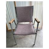 Stack of 7 Vintage Mid-Century Modern Accent Office Chairs by Flair Designs LTD USA – Eames Era Style – Sleek Chrome Frames with Classic Upholstery – Timeless Design Perfect for Office or Lounge