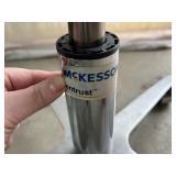 McKesson Entrust Mobile Roller Height Adjustable Salon Tattoo Dental Stool Chair – Smooth Height Adjustment, Durable Base with Casters for Easy Mobility – Comfortable Seating – In Excellent Cond