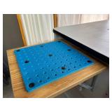 Sammons Preston Upper Extremity Workstation – Adjustable Shelves –  Durable Surfaces – Perfect For Hand & Arm Rehab – Good Condition - Needs Clean Up - Something Was Spilled On It!