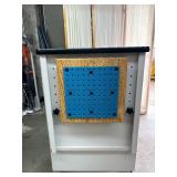 Sammons Preston Upper Extremity Workstation – Adjustable Shelves –  Durable Surfaces – Perfect For Hand & Arm Rehab – Good Condition - Needs Clean Up - Something Was Spilled On It!