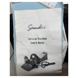 Wow! Saunders Cervical Traction Pneumatic System With Carry Bag – Adjustable up to 50 lbs for effective neck pain relief – Self-adjusting neck wedges for comfort – Portable design, easy to use �