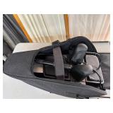 WOW Saunders Cervical Traction Pneumatic System With Carry Bag – Adjustable up to 50 lbs for effective neck pain relief – Self-adjusting neck wedges for comfort – Portable design, easy to use �