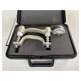 Sammons Preston Jamar Hydraulic Hand Dynamometer with Case – Measures Grip Strength Up to 200 lbs – Five Adjustable Handle Positions for All Hand Sizes – Includes Carrying Case – In Great Cond