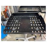 MSRP $1600 Lot of 4 Global Industrial Height Adjustable Inventory Trolly Tray Instrument Equipment Tool Mobile Roller Hair Salon Stands - In Great Condition!